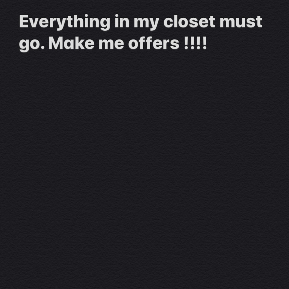 Everything in my closet